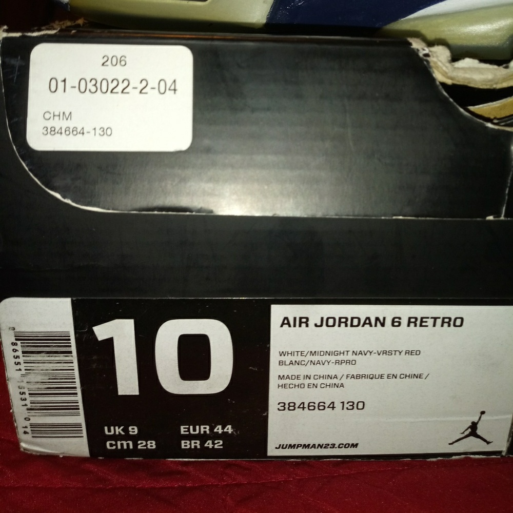 AIR JORDAN 6 RETRO OLYMPIC - Picture 5 of 5
